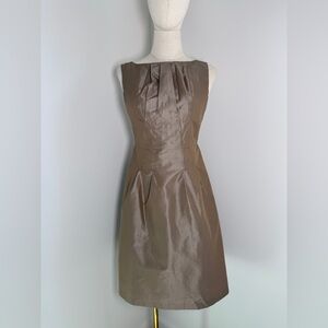 BANANA REPUBLIC shimmery sand sheath DRESS